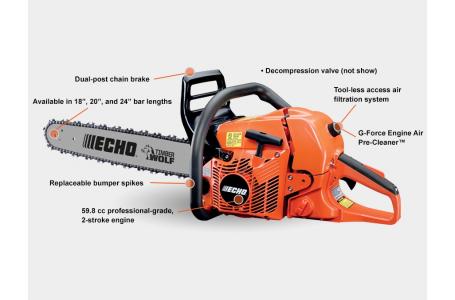 2024 ECHO CS-590 - 20 in. Timber Wolf - Photo 2