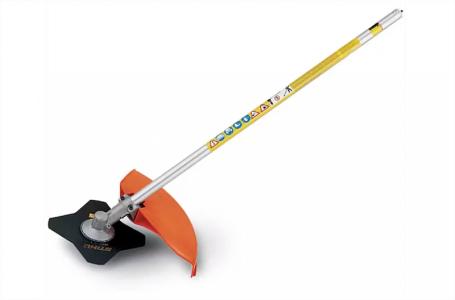 2024 STIHL FS-KM Brushcutter with Four-Tooth Grass Blade