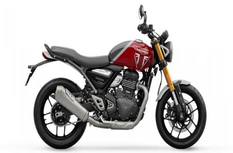 2025 Triumph Speed 400 - Carnival Red / Storm Grey