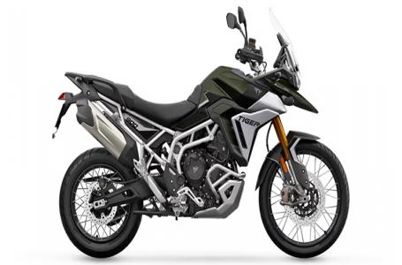 2025 Triumph Tiger 900 Rally Pro - Khaki Green / Phantom Black
