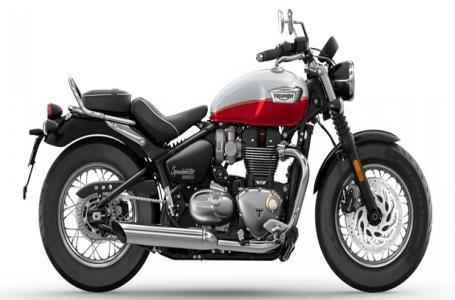 2025 Triumph Bonneville Speedmaster - Snowdonia / Cranberry Red