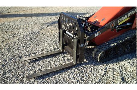 2024 Blue Diamond Attachments Mini Pallet Forks 1 1/4" X 42" Tines - Photo 3