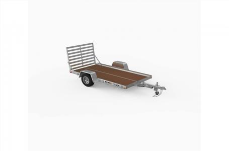 2025 Bear Track 65X120 SINGLE AXLE UTILITY HD BI-FOLD END RAMP W/13 ALUM WHEELS