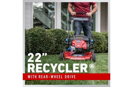 2025 Toro 22 in. (56cm) Recycler® w/Personal Pace® Gas Lawn Mower (21462) - Photo 4