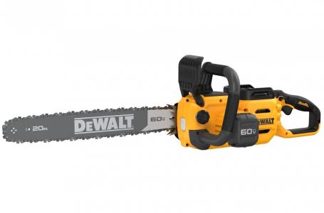 2025 DeWalt 60V MAX* Brushless Cordless 20 in. 4.0Ah Chainsaw Kit (DCCS677Y1)
