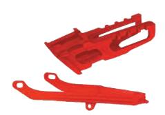 Black HO04665-001 Black Color UFO Plastics Chain Guide and Swingarm Slider Kit