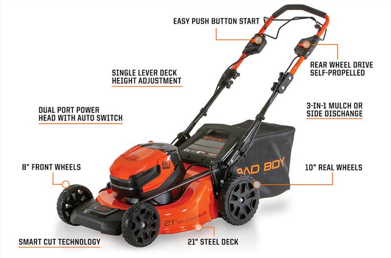Bad Boy 80V Brushless 21” Dual Port Self-Propelled (2026)
