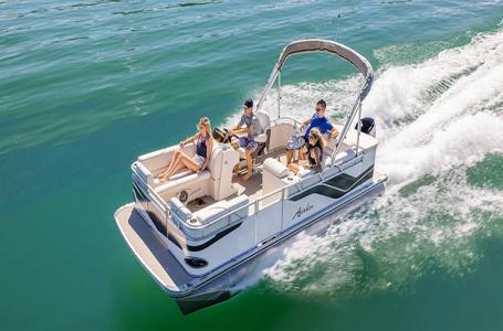 New 2026 Avalon Venture Cruise Rear Bench - 19 FT w/ 60HP Mercury