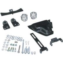 Black Universal Solo Seat Mount Kit Front Bar Seat Brackets Mounting For Harley Sportster Fatboy Dyna Softail Chopper Bobber Custom Cafer V-ROD Touring Glide 1996-2018