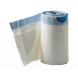 COMMODE LINER WITH ABSORBENT PAD