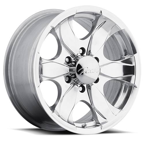 Pacer 187P WARRIOR 187P-5886 Single Rim 15X8-19mm OFFSET 6X114.3 Polished