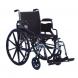 INVACARE TRACER SX5 FR. W/ FLIP-BACK FIXED HT DESK