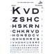 SNELLEN PLASTIC EYE CHART - 10'