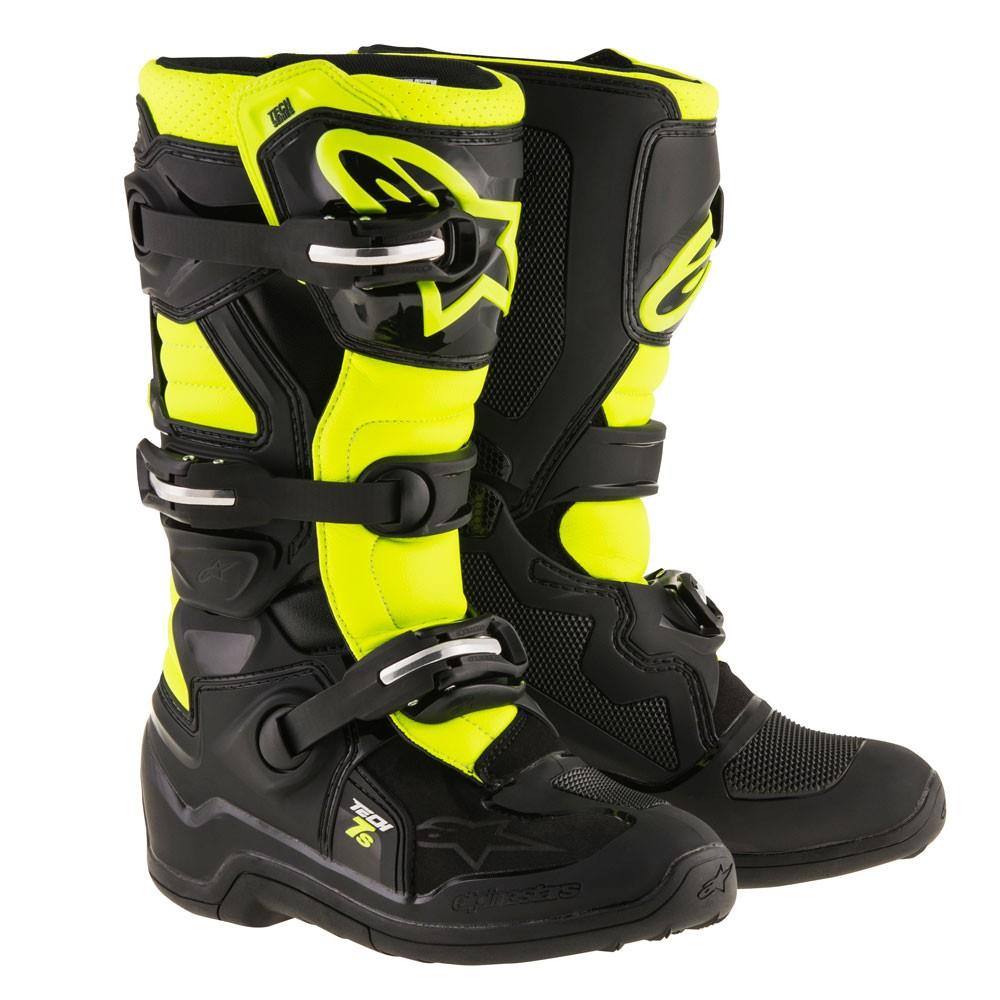 Blue/White/Red/Yellow, Size 4 2015017-7025-4 Alpinestars Unisex-Child Tech 7S Youth Boots Blue/White/Red/Yellow, Size 4 2015017-7025-4 Alpinestars Unisex-Child Tech 7S Youth Boots