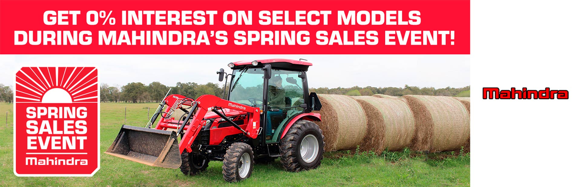 Mahindra, the official tractor of tough Poplar Bluff Farm Equipment