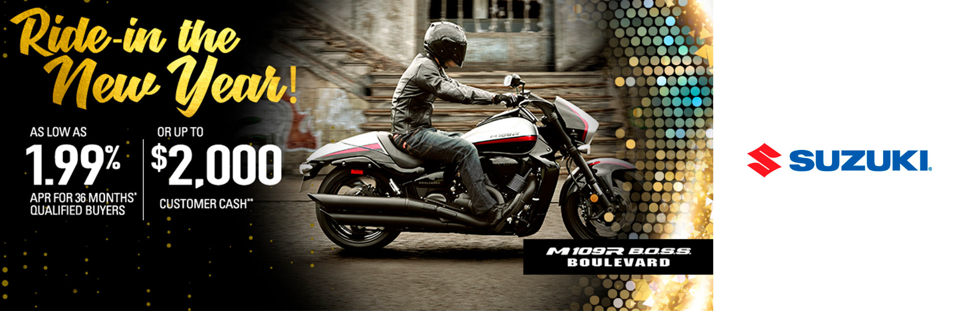 Suzuki: Ride-In The New Year! - Motorcycles/Scooters