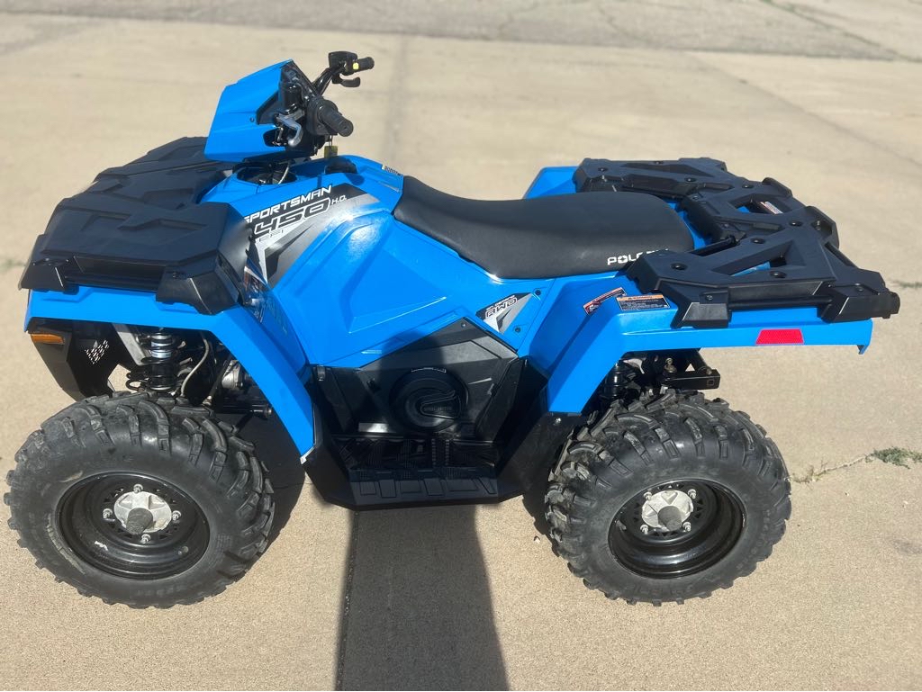 2018 Polaris SPORTSMAN 450 HO VELOCITY BLUE - Photo 8