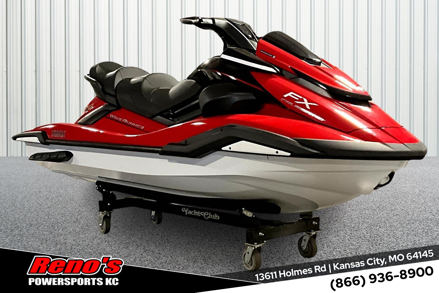 2026 Yamaha FX CRUISER HO W/AUDIO-TORCH RED/WHITE