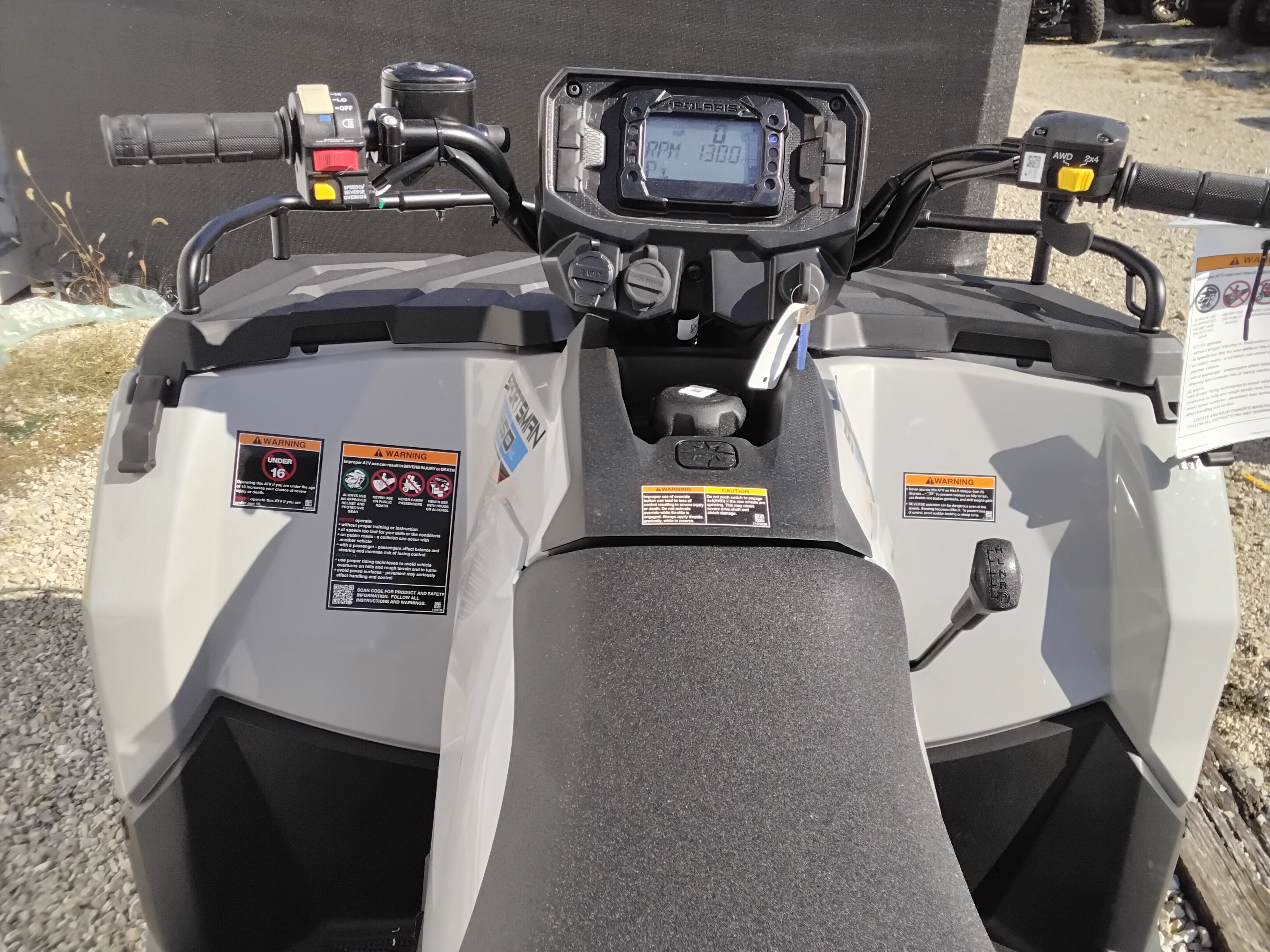 2026 Polaris SPORTSMAN 450 H.O. GHOST GRAY CA Base - Photo 3