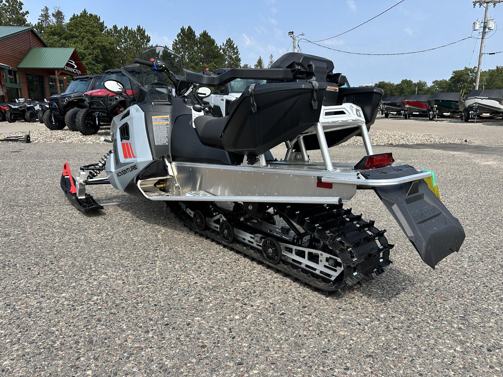 2024 Polaris 550 VOYAGEUR ADVENTURE 144 ES - GRY/RED-RAW-RAW-STD - Photo 2