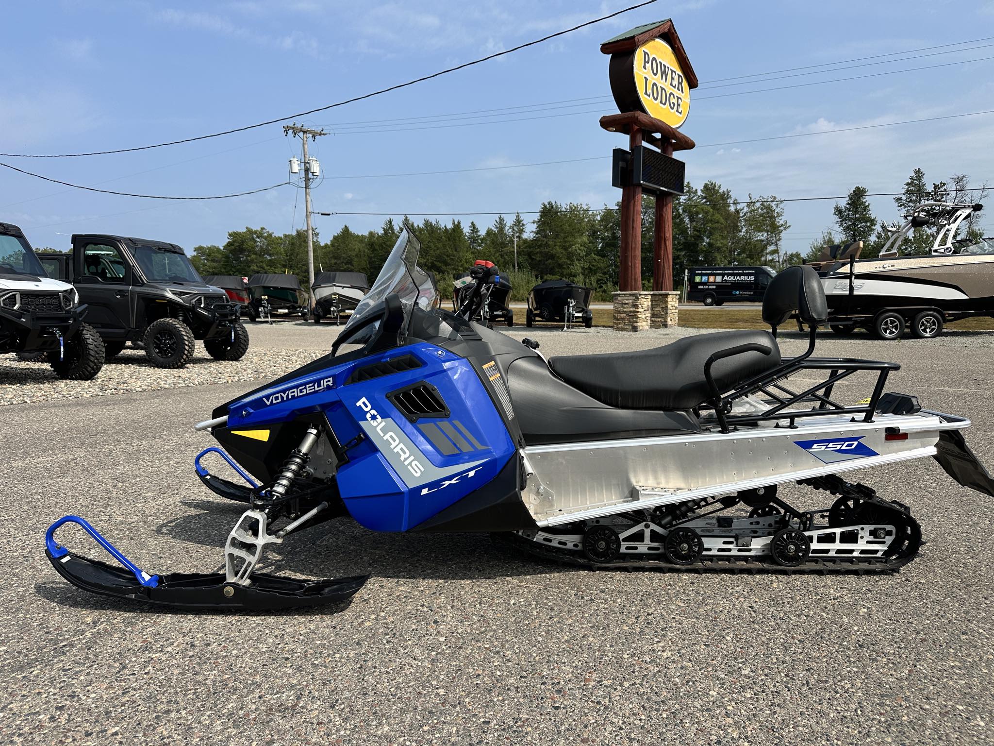 2024 Polaris 550 VOYAGEUR LXT 144 ES NORTHSTAR ED. - BLU/BLK-RAW-RAW-STD - Photo 6