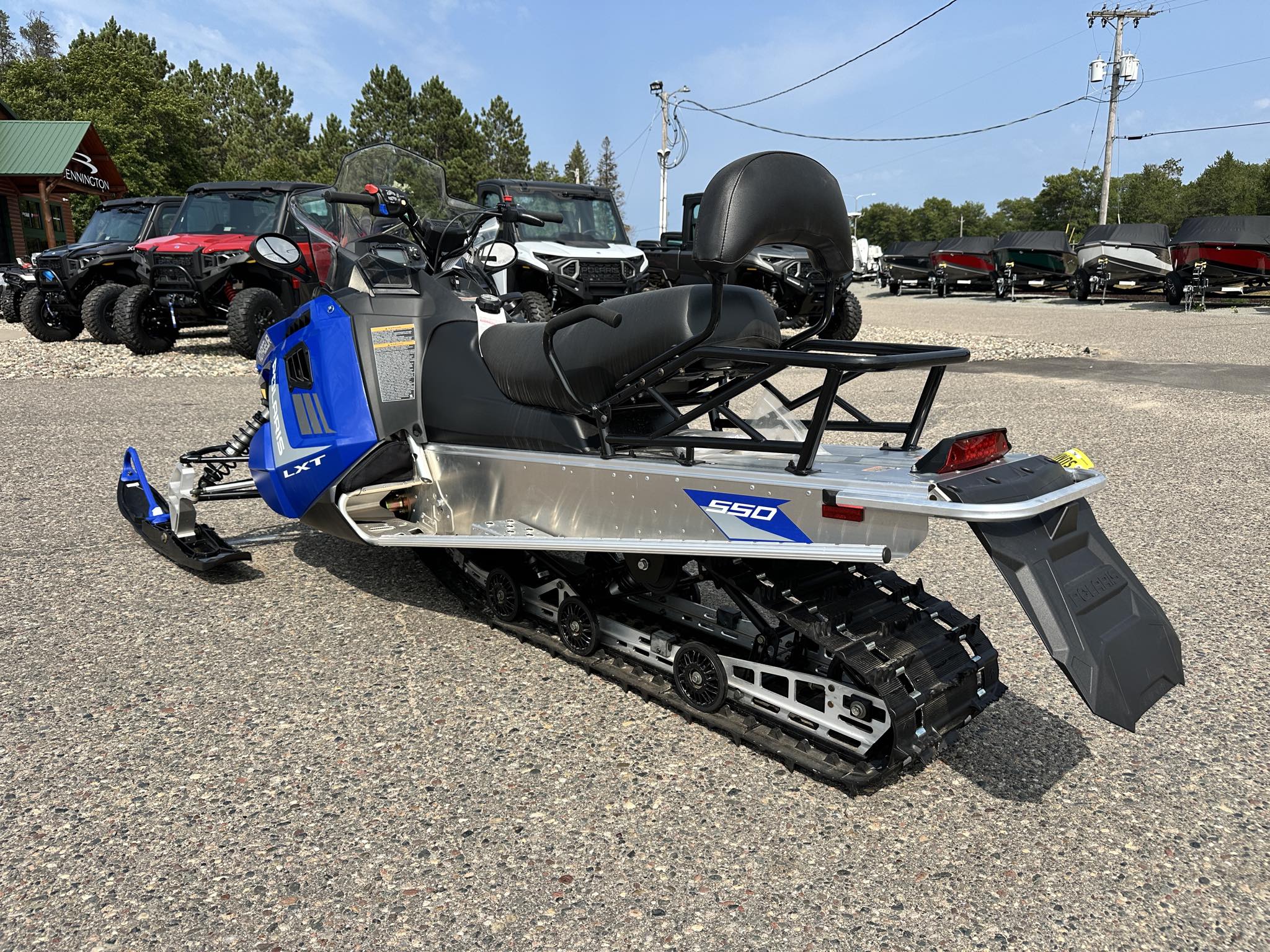 2024 Polaris 550 VOYAGEUR LXT 144 ES - BLU/BLK-RAW-RAW-STD - Photo 5
