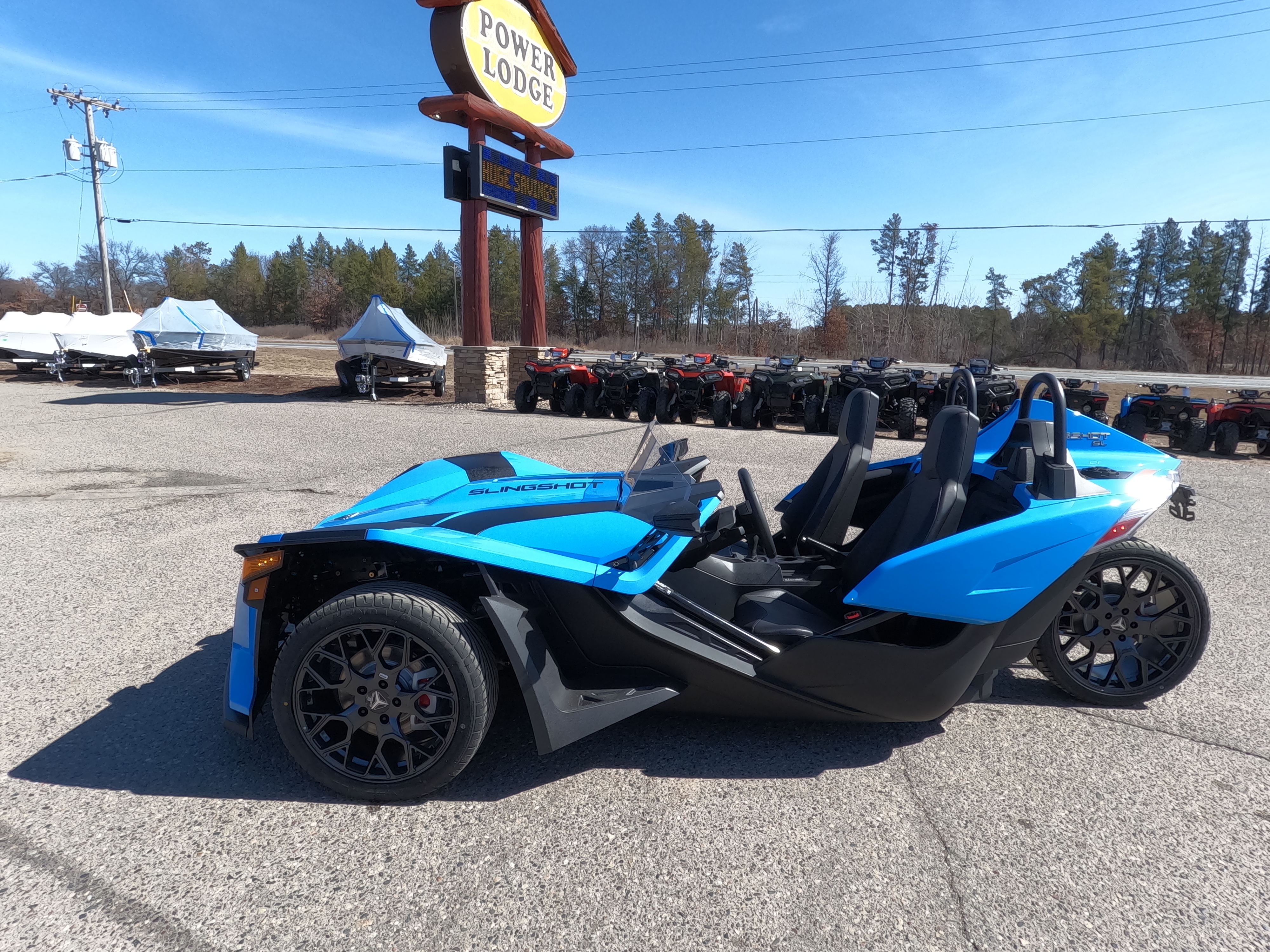 2024 Polaris SLINGSHOT SL MANUAL - BLUE PEARL