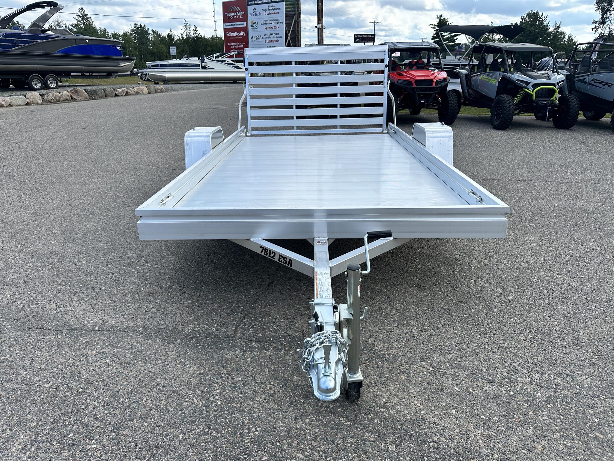 2026 Aluma 7800ES Series Utility Trailer 7812ESA-S-TG - Photo 2