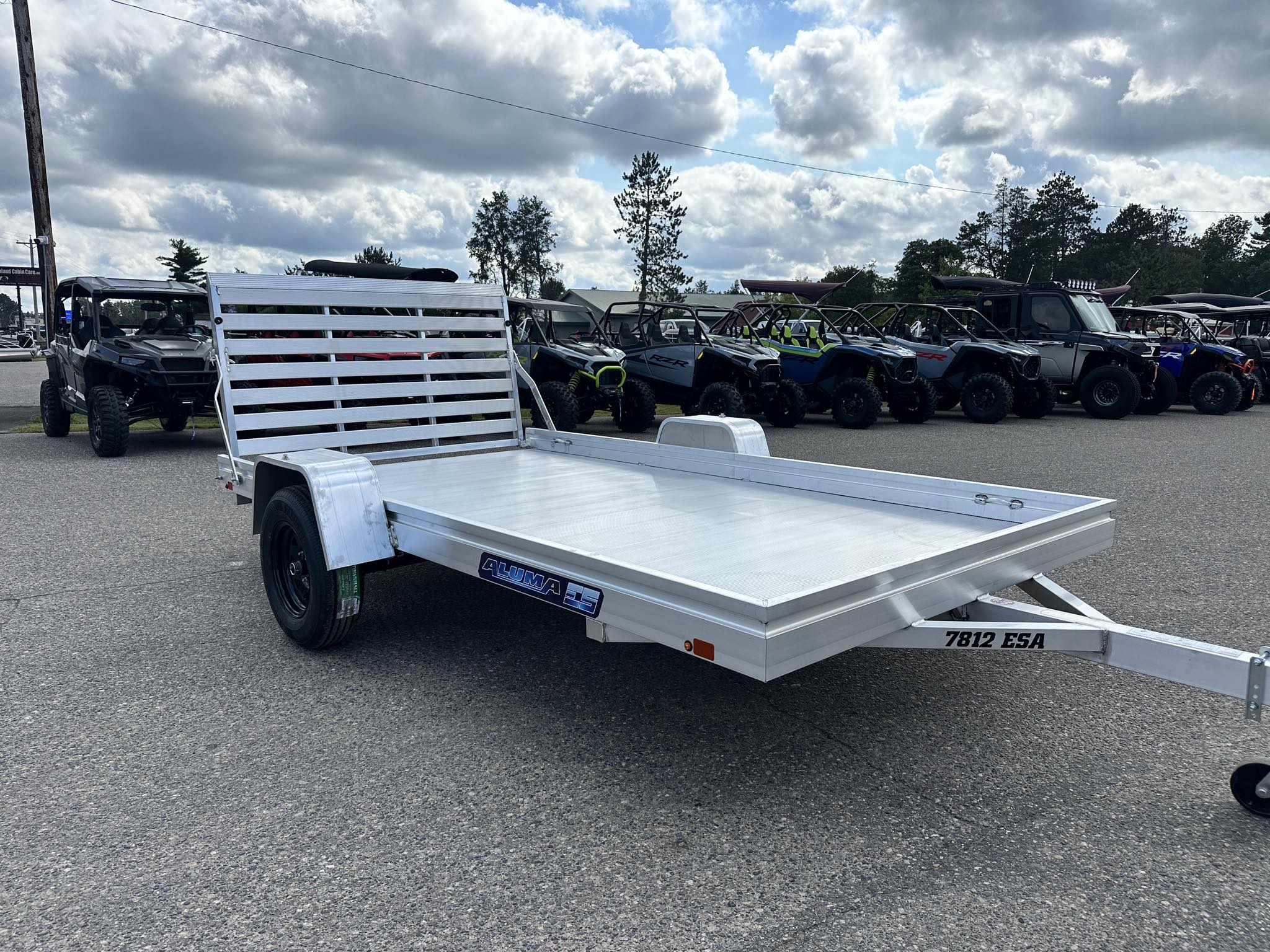 2026 Aluma 7800ES Series Utility Trailer 7812ESA-S-TG - Photo 4