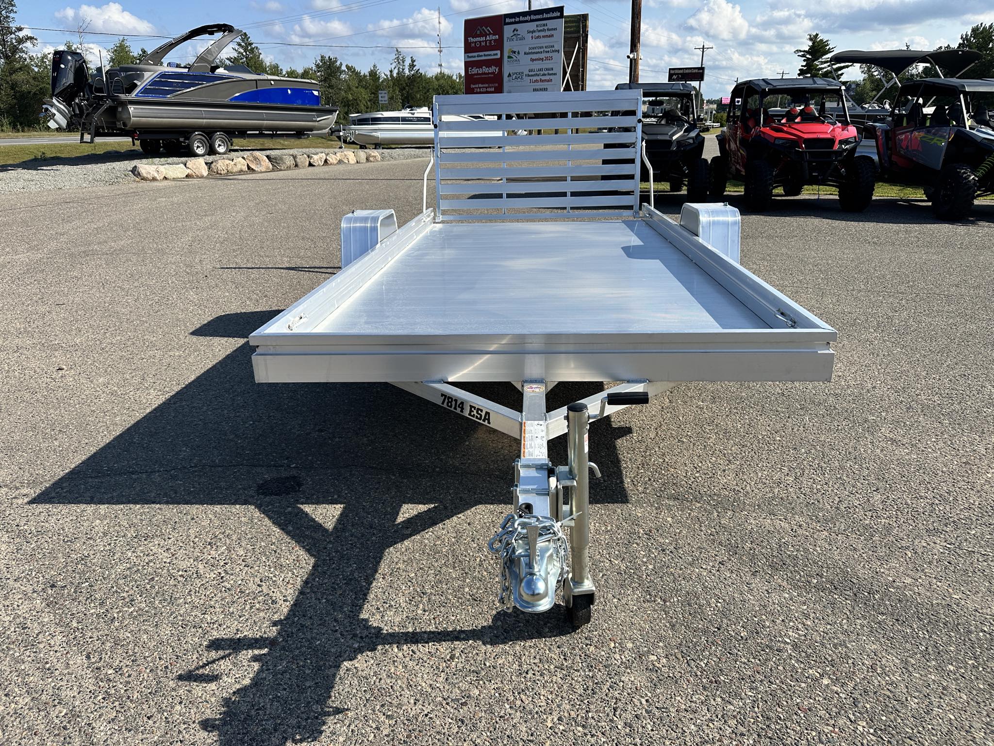 2026 Aluma 7800ES Series Utility Trailer 7814ESA-S-TG - Photo 3