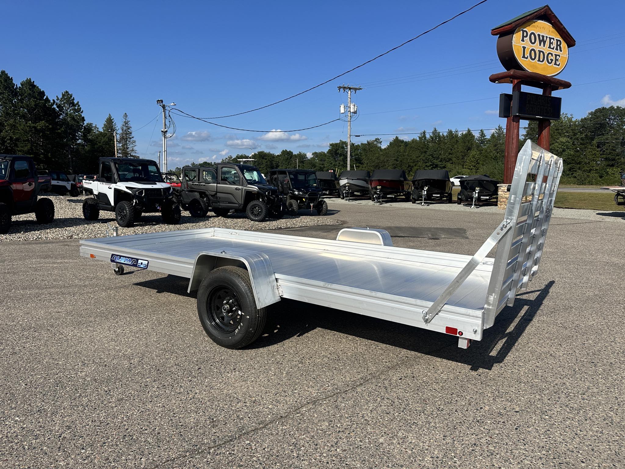 2026 Aluma 7800ES Series Utility Trailer 7814ESA-S-TG - Photo 6