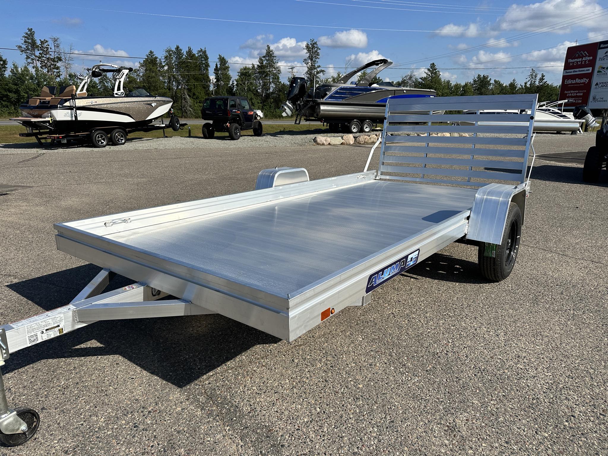 2026 Aluma 7800ES Series Utility Trailer 7814ESA-S-TG - Photo 8
