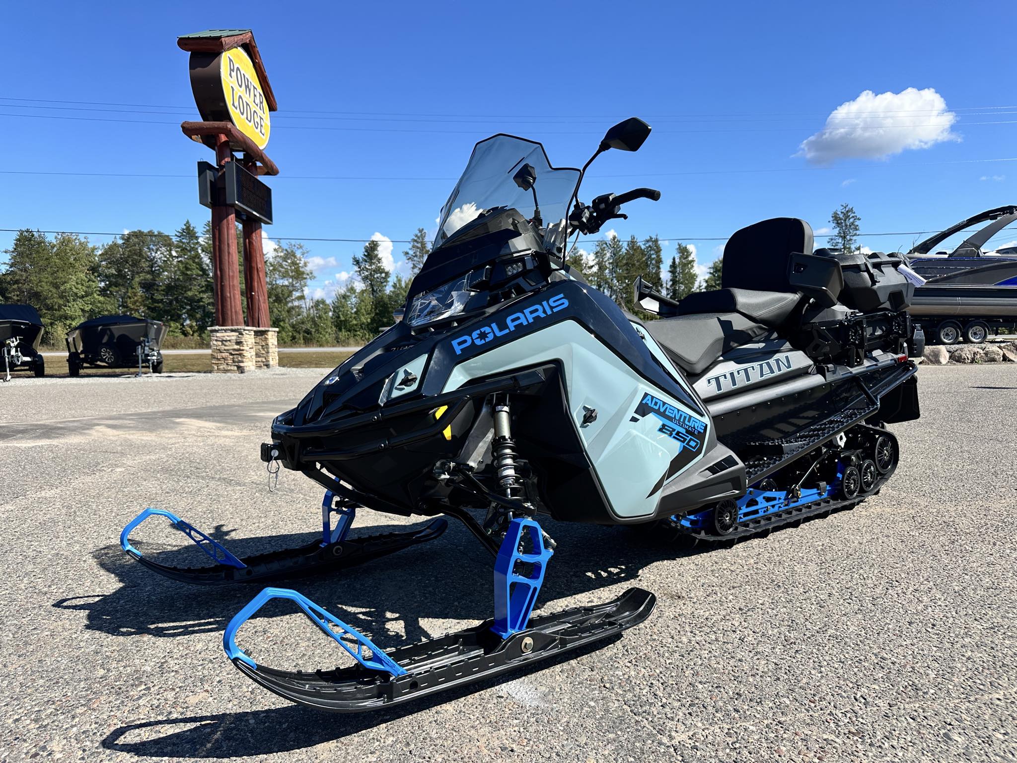 2026 Polaris 850 TITAN ADV ULT 155 - BLU/BLK-BLK-BLU-7S