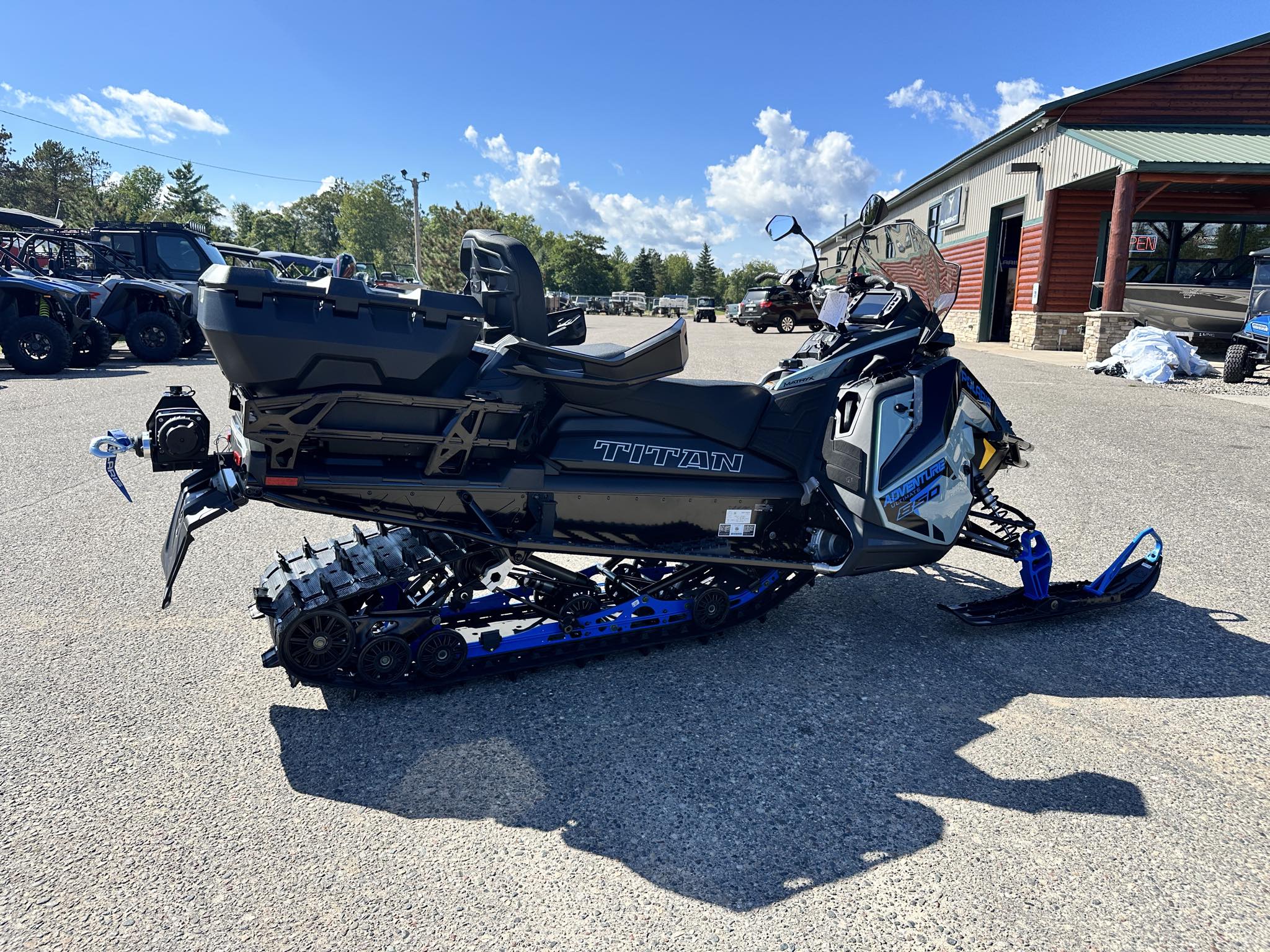 2026 Polaris 850 TITAN ADV ULT 155 - BLU/BLK-BLK-BLU-7S - Photo 5