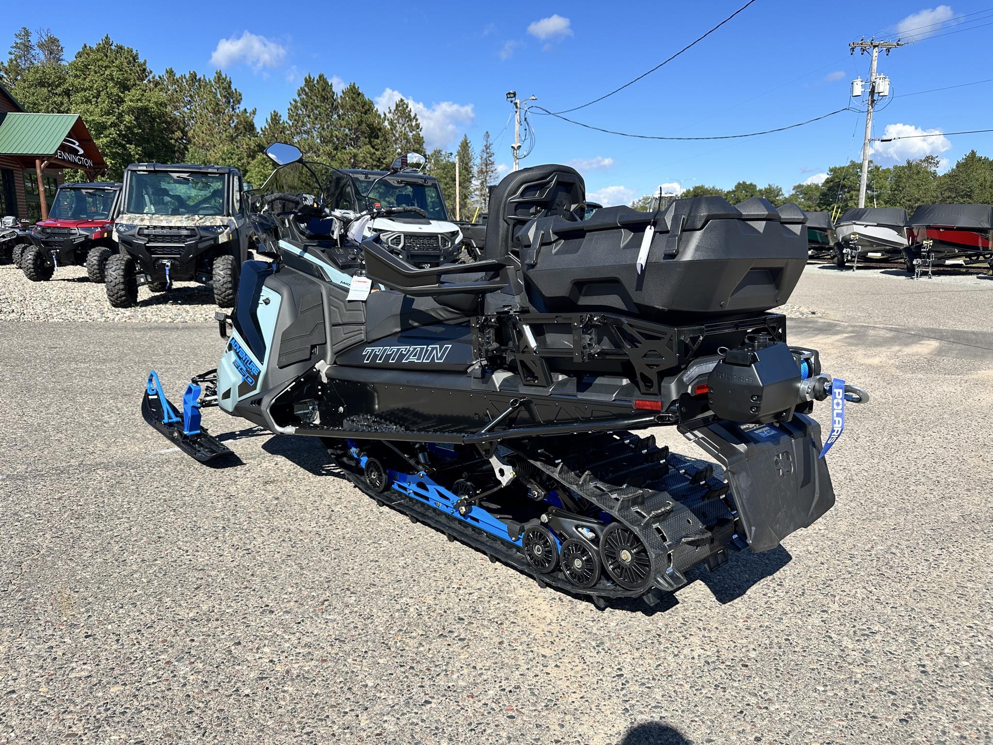 2026 Polaris 850 TITAN ADV ULT 155 - BLU/BLK-BLK-BLU-7S - Photo 9