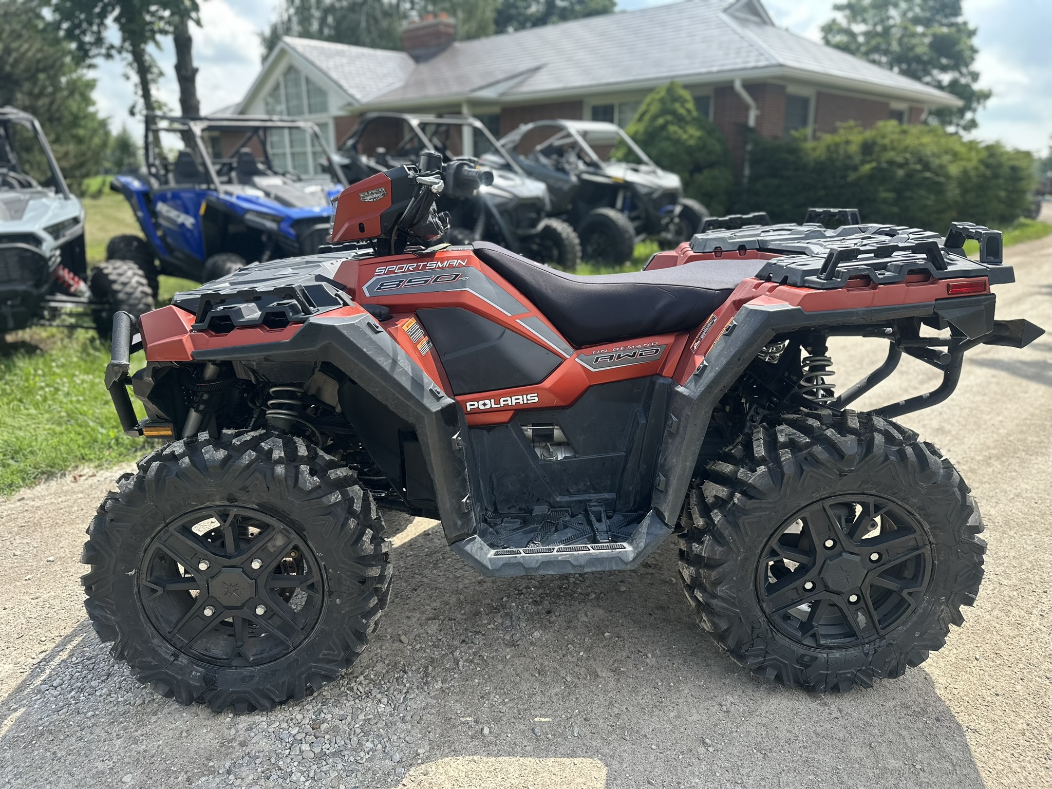2021 Polaris Sportsman 850 Premium Orange Rust Trail Package - Photo 5