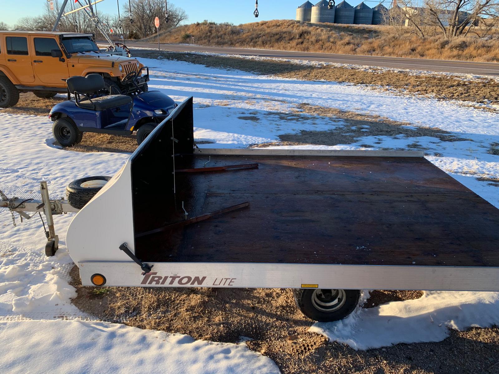2000 Polaris Industries Open Tilt 2 Sled Trailer for sale in Wray, CO