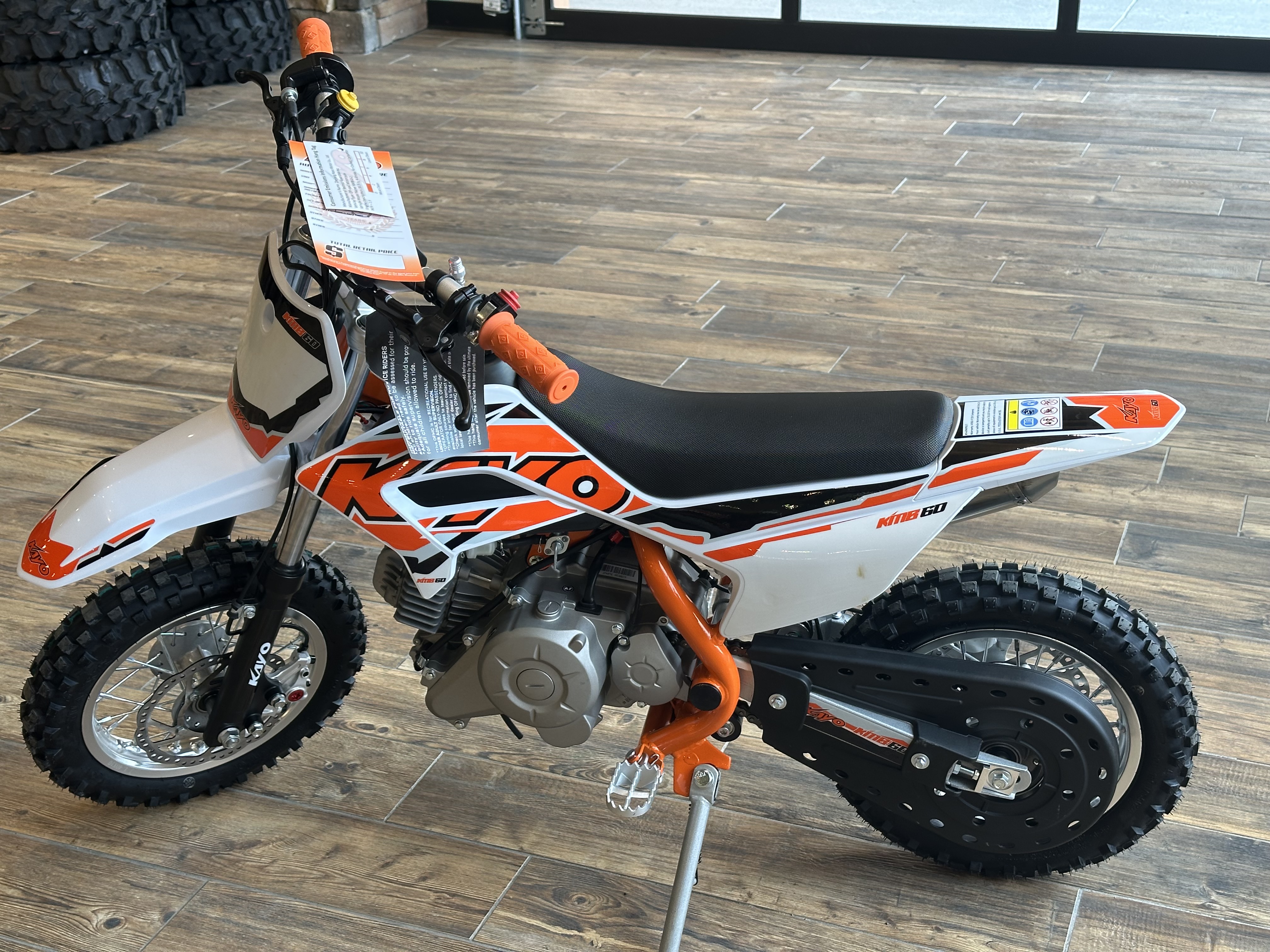 Dirt Bikes from Kayo and Kubota PARCS Superstore