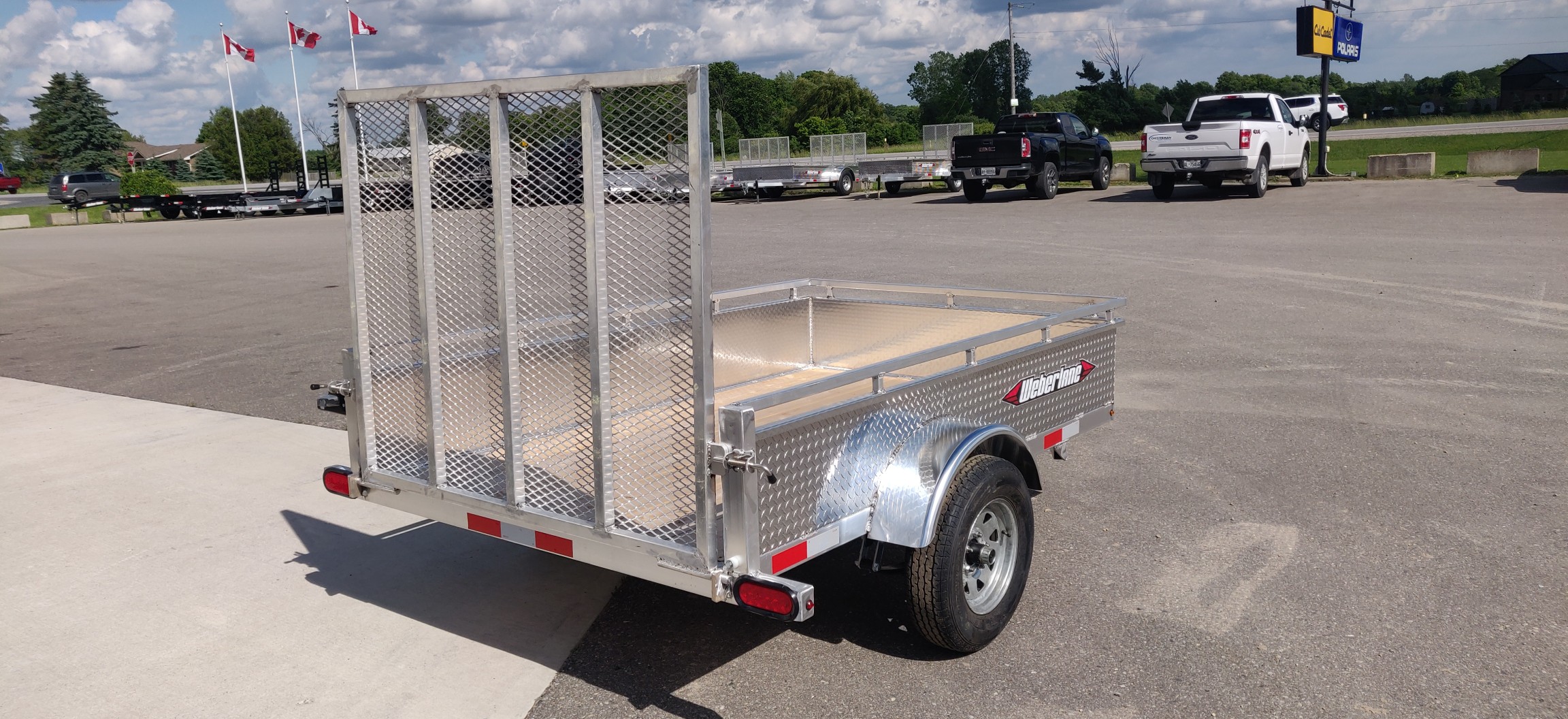 2022 Weberlane 5x8 Aluminum Utility Trailer (AWL860) - Photo 5