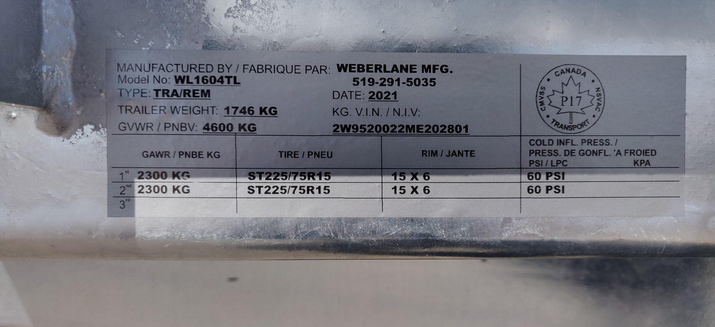 2021 Weberlane 7x20 Tandem Axle Tilt CarTrailer (WL1604TL) - Dealer Demo - Photo 12