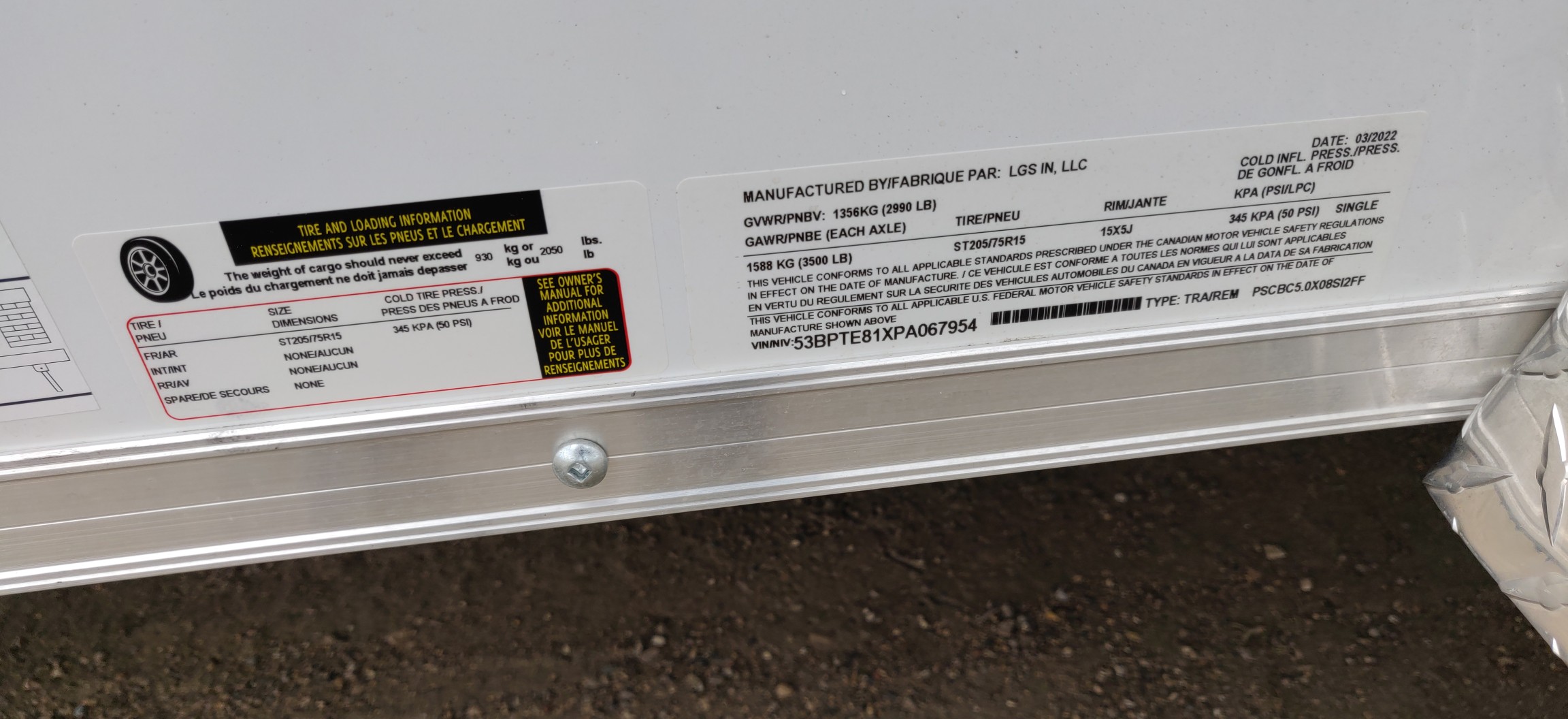 2023 Pace 5x8 Journey SE Cargo Trailer (Barn Doors / + 6in Height) - Photo 8