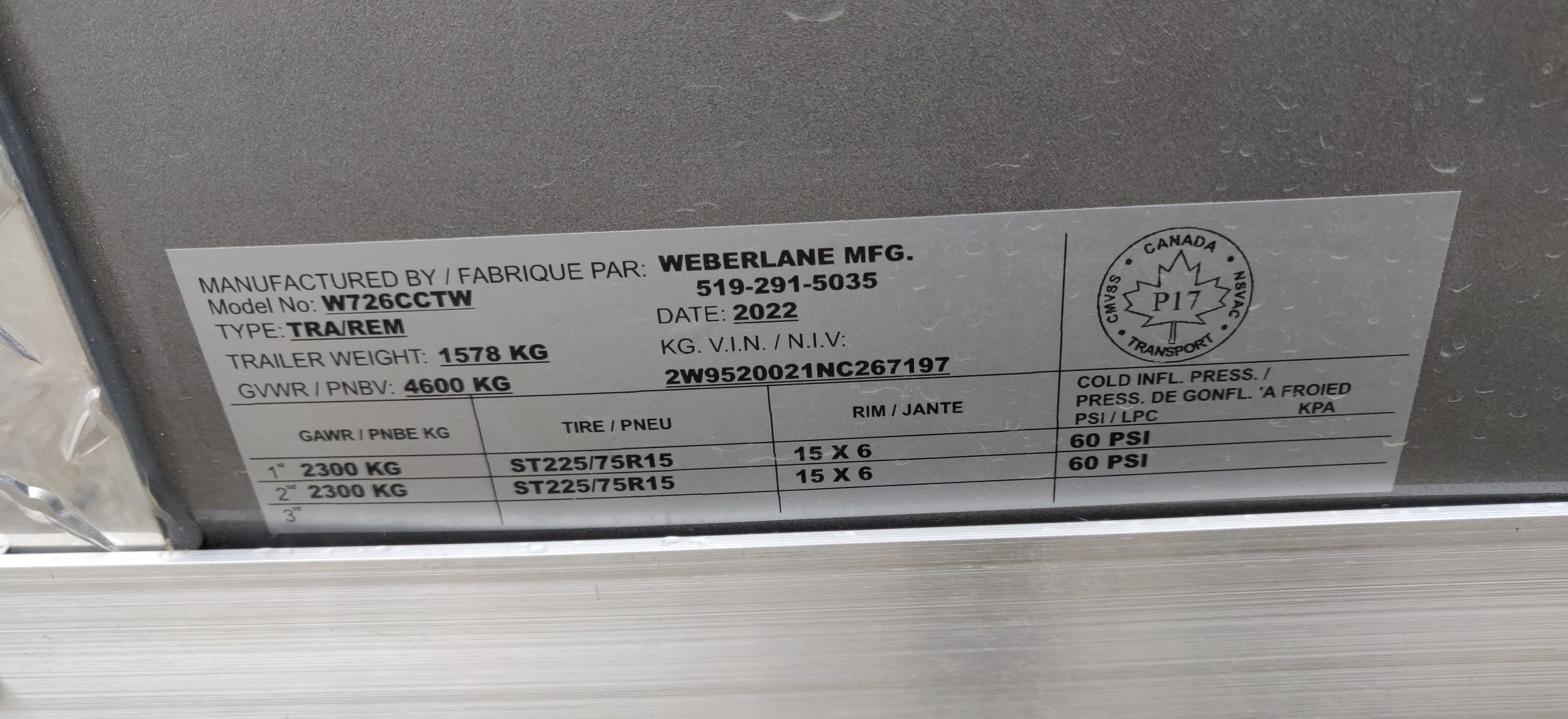 2022 Weberlane 7x26 Contractor Tandem Cargo Trailer (+12 in / Ramp / 5200 LB Axles) - Photo 9