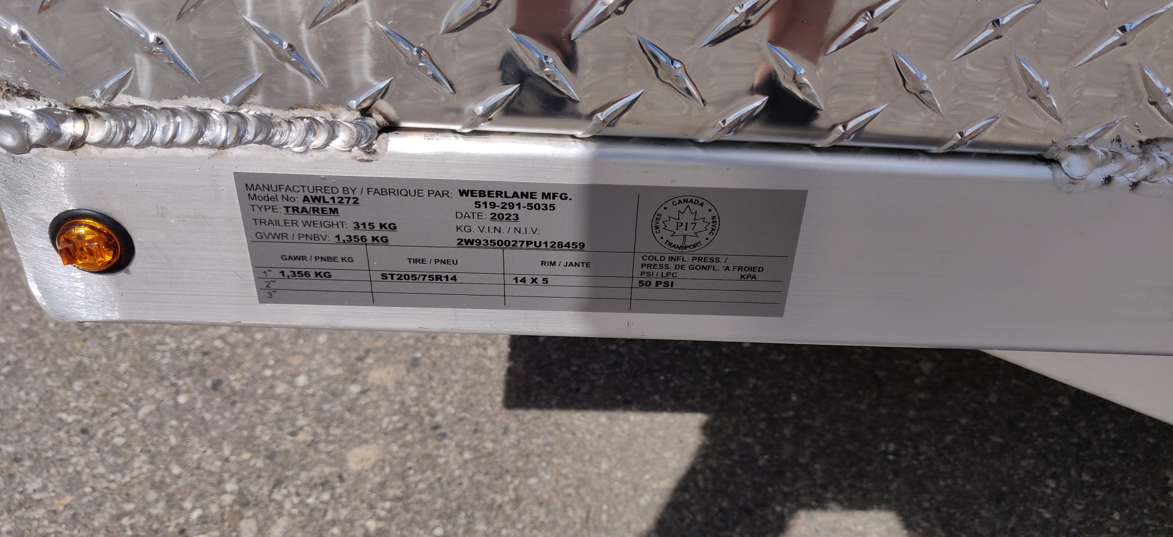 2023 Weberlane 6x12 Aluminum Utility Trailer (AWL1272) - Photo 7