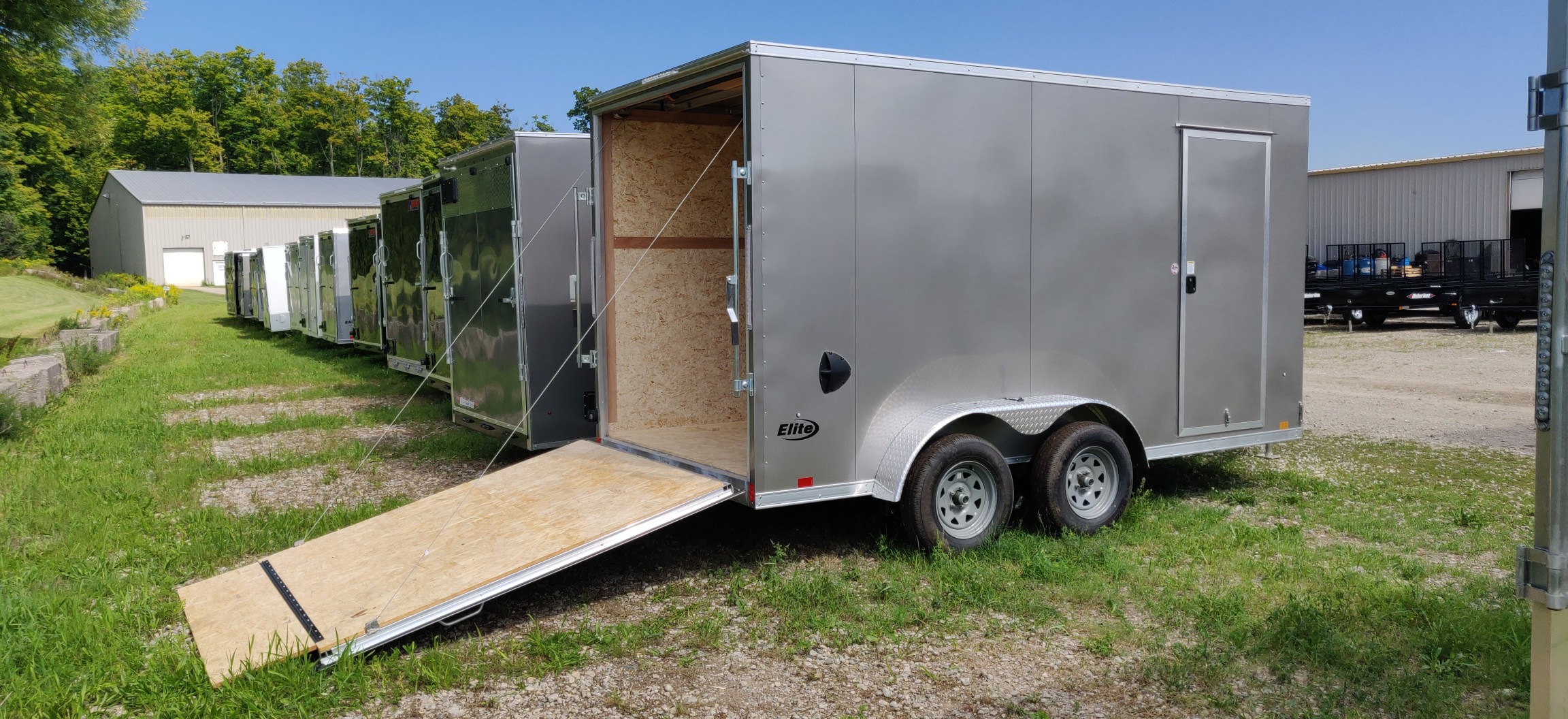 2023 Pace 7x14 Elite Aluminum Tandem Axle Cargo Trailer (+9.5 in / Ramp) - Photo 6