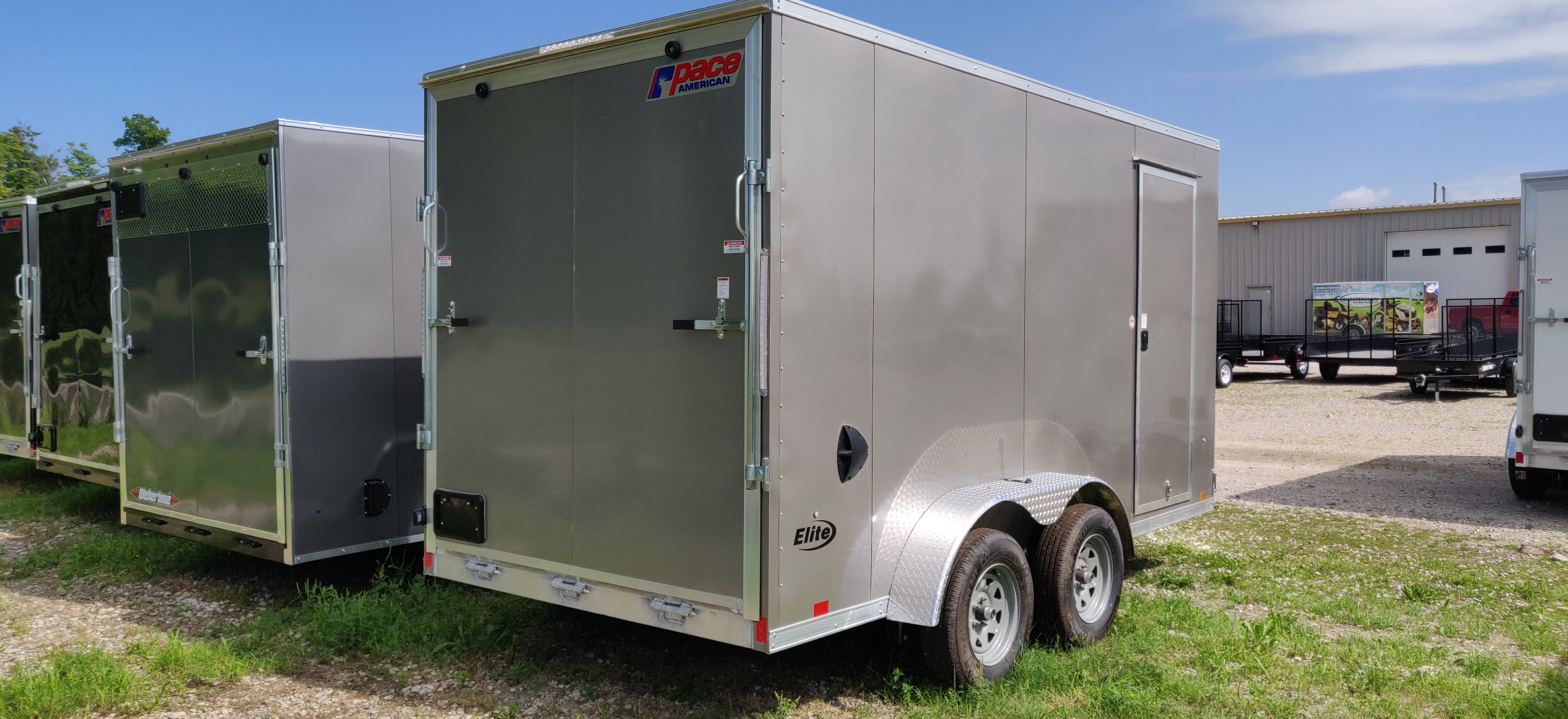 2023 Pace 7x14 Elite Aluminum Tandem Axle Cargo Trailer (+9.5 in / Ramp) - Photo 5