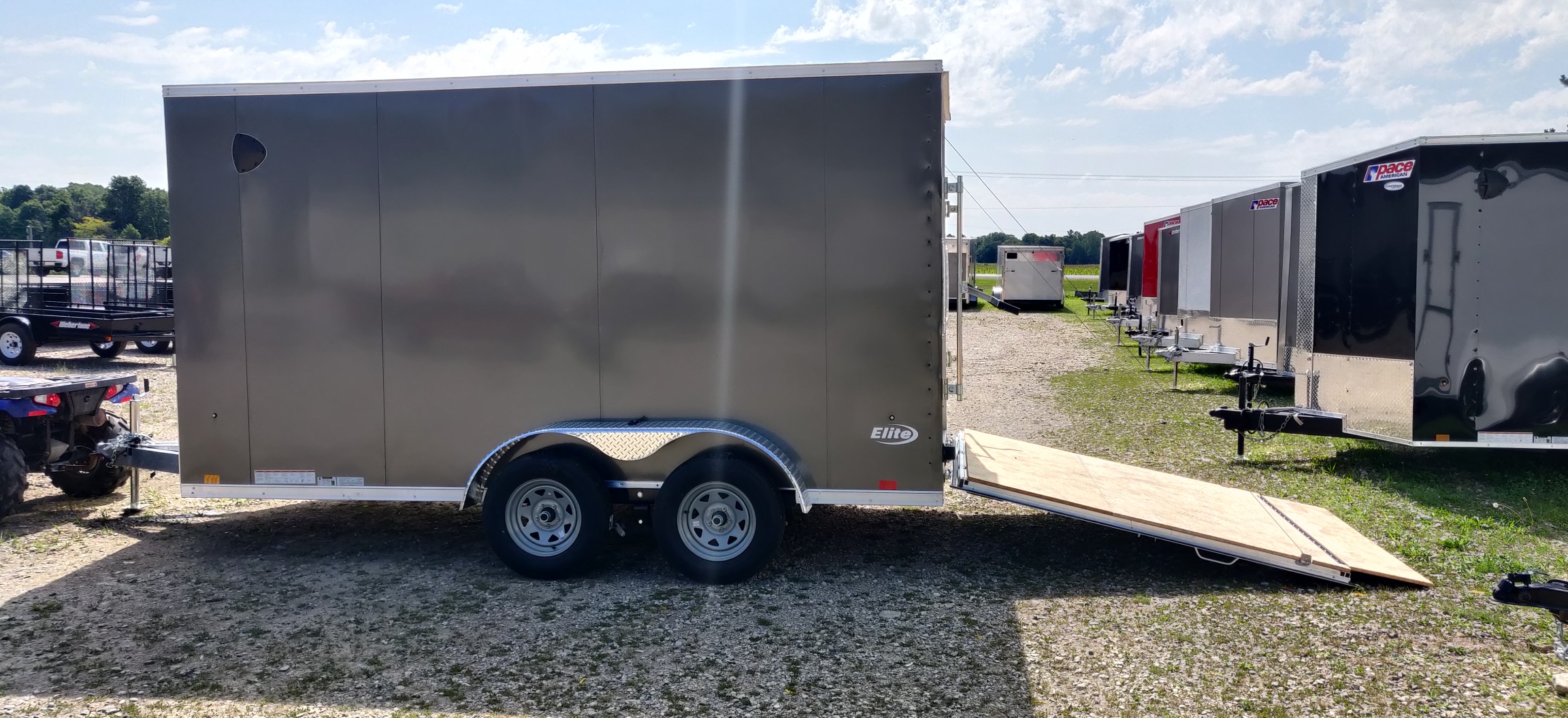 2023 Pace 7x14 Elite Aluminum Tandem Axle Cargo Trailer (+9.5 in / Ramp) - DEALER DEMO - Photo 5