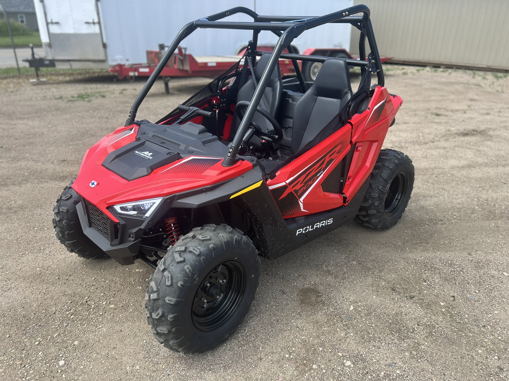 2025 Polaris RZR 200 EFI - INDY RED