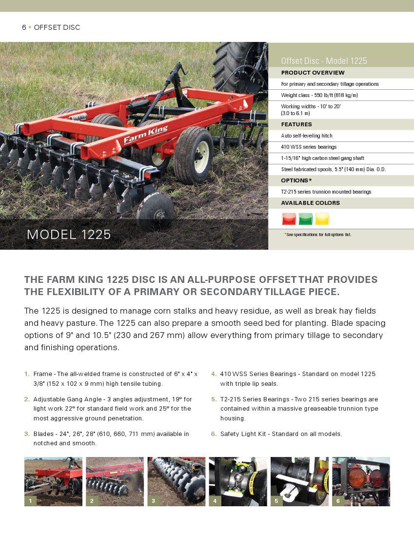 Offset Disc White's Farm Equipment Atwater, OH (330) 947-2162
