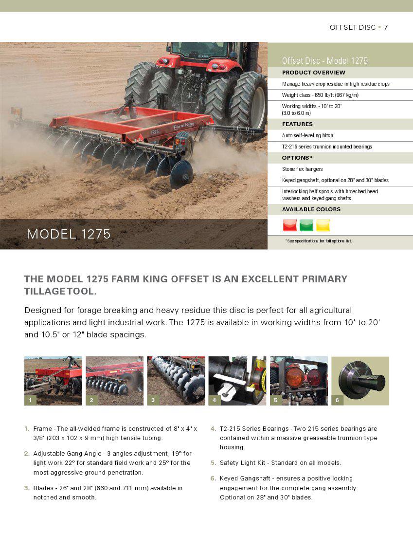 Offset Disc White's Farm Equipment Atwater, OH (330) 947-2162