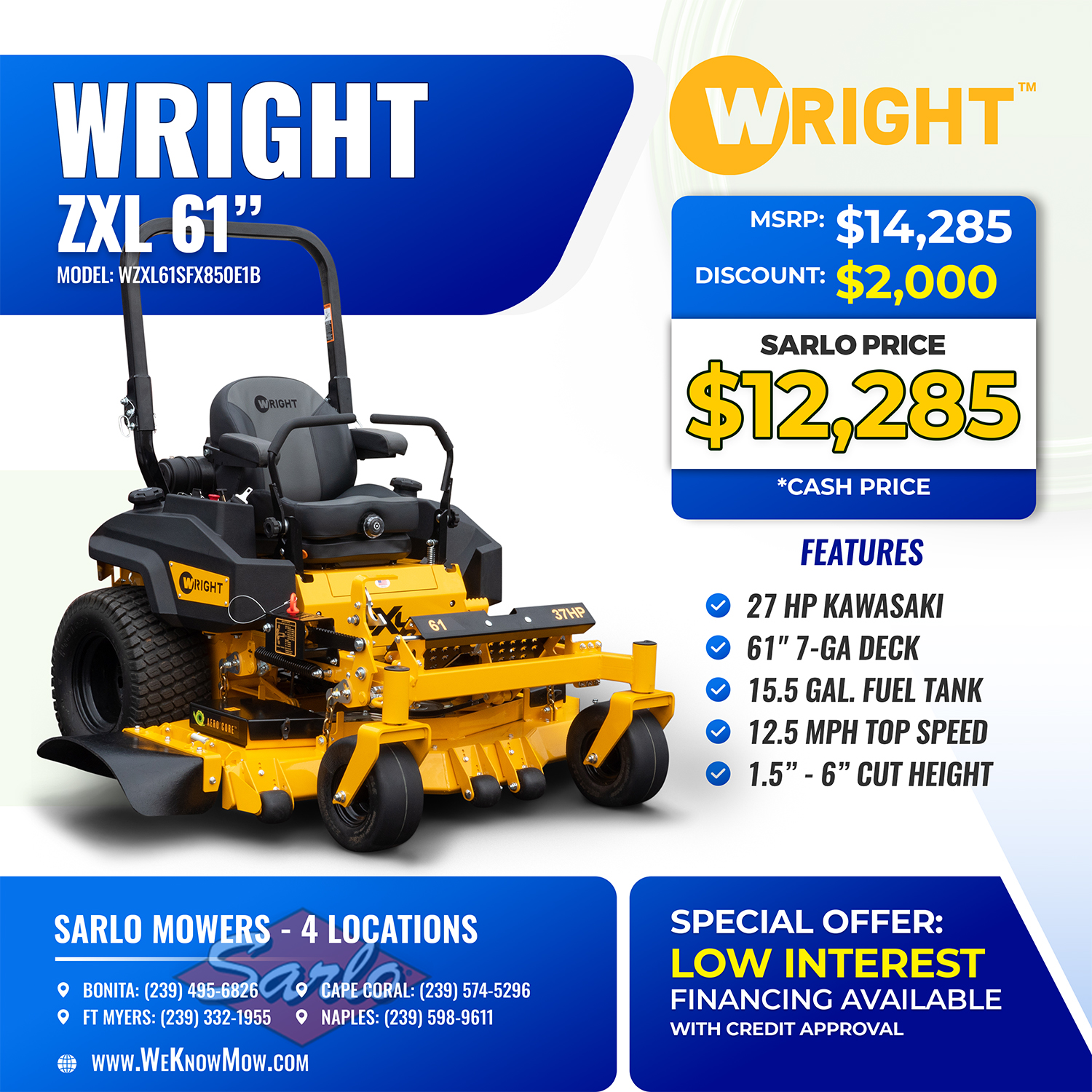 Inventory Sarlo Mowers